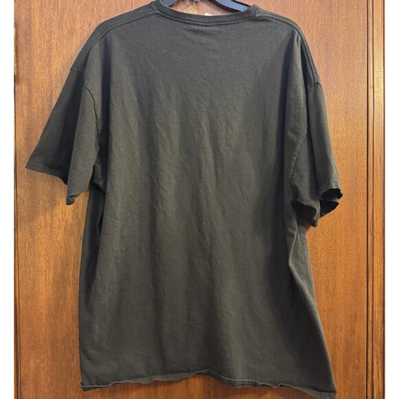 Delta VTG Nature Tee 2X Shirt Northern Lights Black Light Reactive Wolf Nerdy - Picture 4 of 4